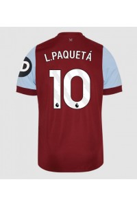 Fotbalové Dres West Ham United Lucas Paqueta #10 Domácí Oblečení 2023-24 Krátký Rukáv